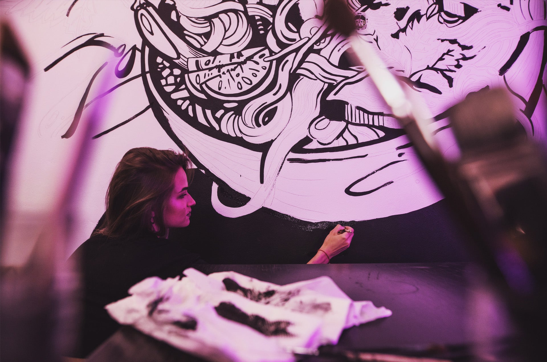 Kate Fuks – malba na zeď