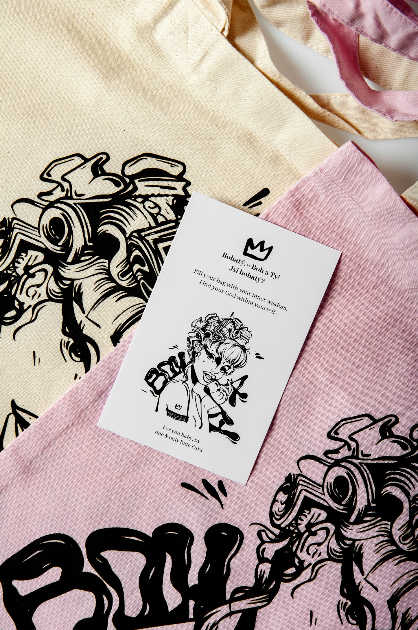 Bohatý Tote Bag Pink