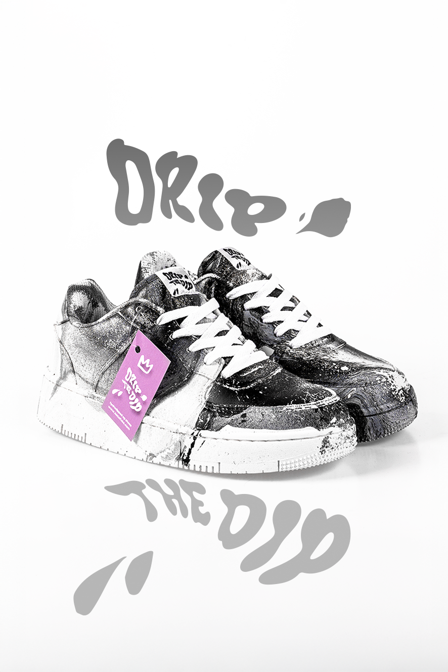 Drip the Dip Sneakers – Rainy Cloud